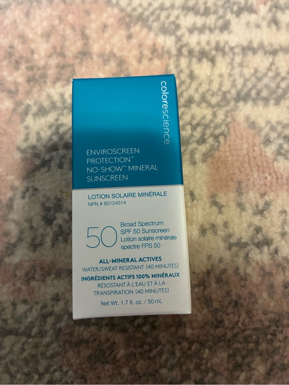 Brand New Colorscience Enviroscreen Protection No-Show Mineral Sunscreen SPF 50